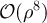 $\mathcal{O}(\rho^8)$