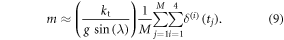 Equation (9)