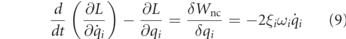 Equation (9)
