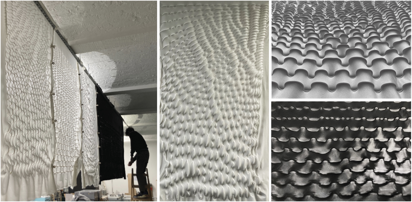 Undulating Vs Ragged Self-organized rod undulations on pre-stretched textiles - IOPscience