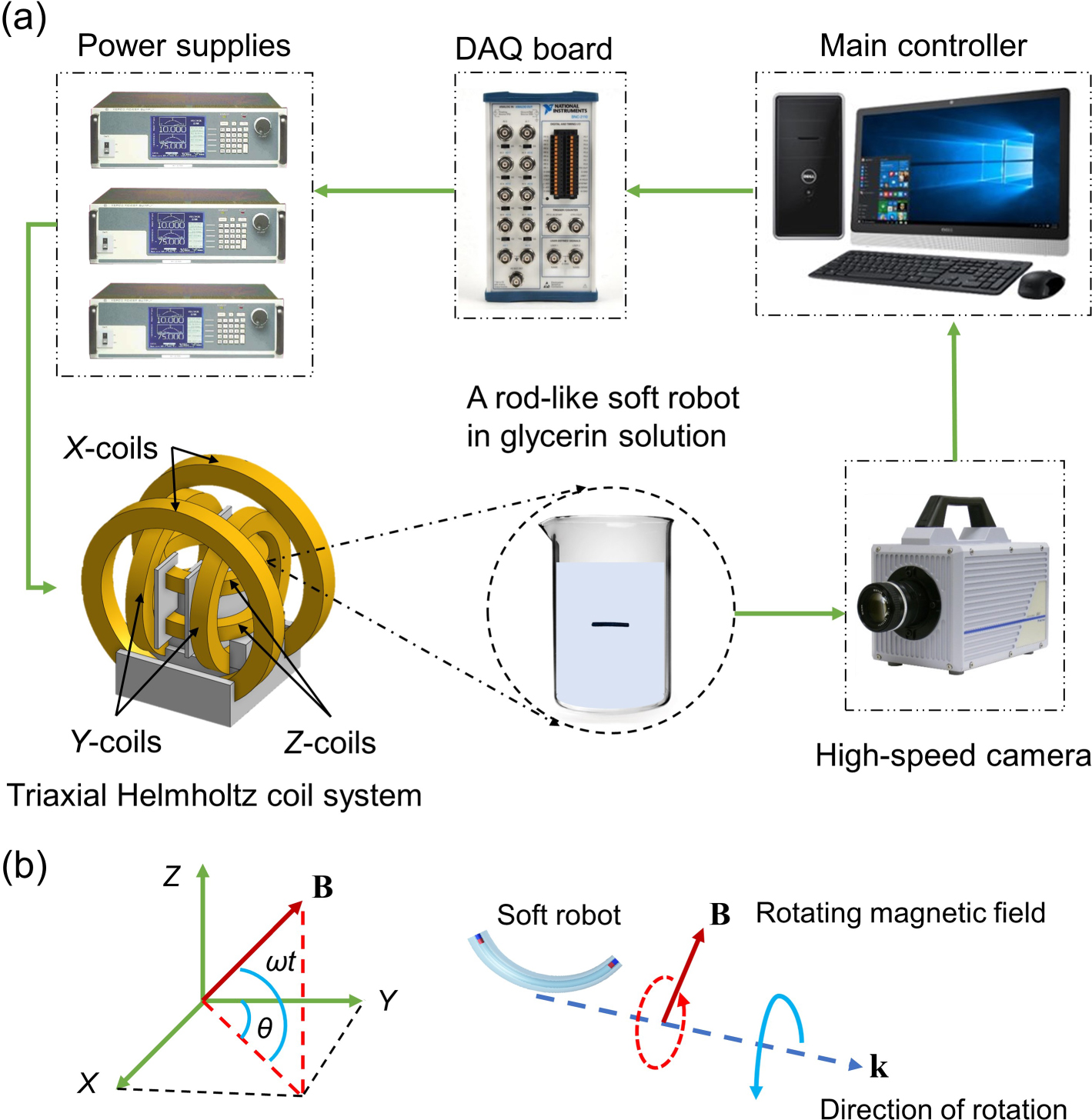 Bacteria-inspired magnetically actuated rod-like soft robot in viscous ...
