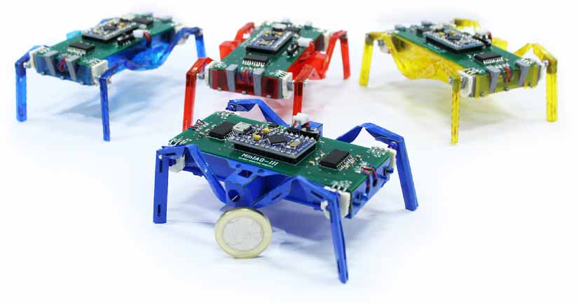 Control and study of bio-inspired quadrupedal gaits on an underactuated ...