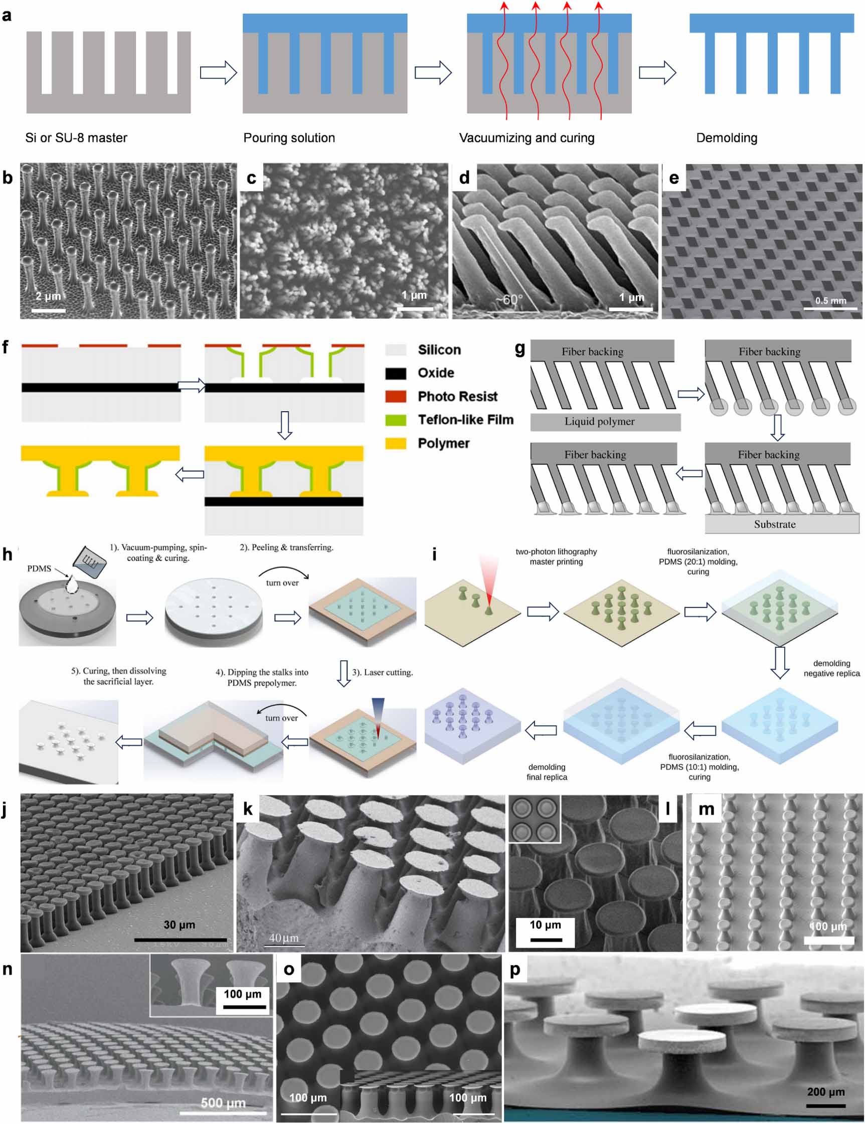 A review of bioinspired dry adhesives: from achieving strong