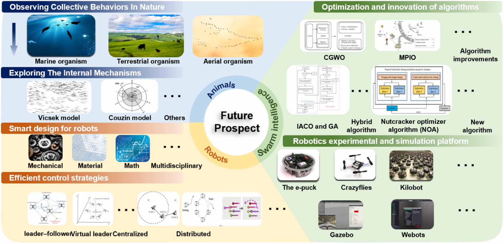 From nature to robotics: insights of animals collective behaviors on ...