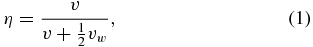 Equation (1)