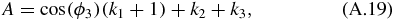 Equation (A.19)