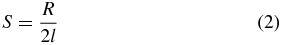 Equation (2)