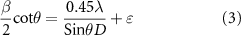 Equation (3)