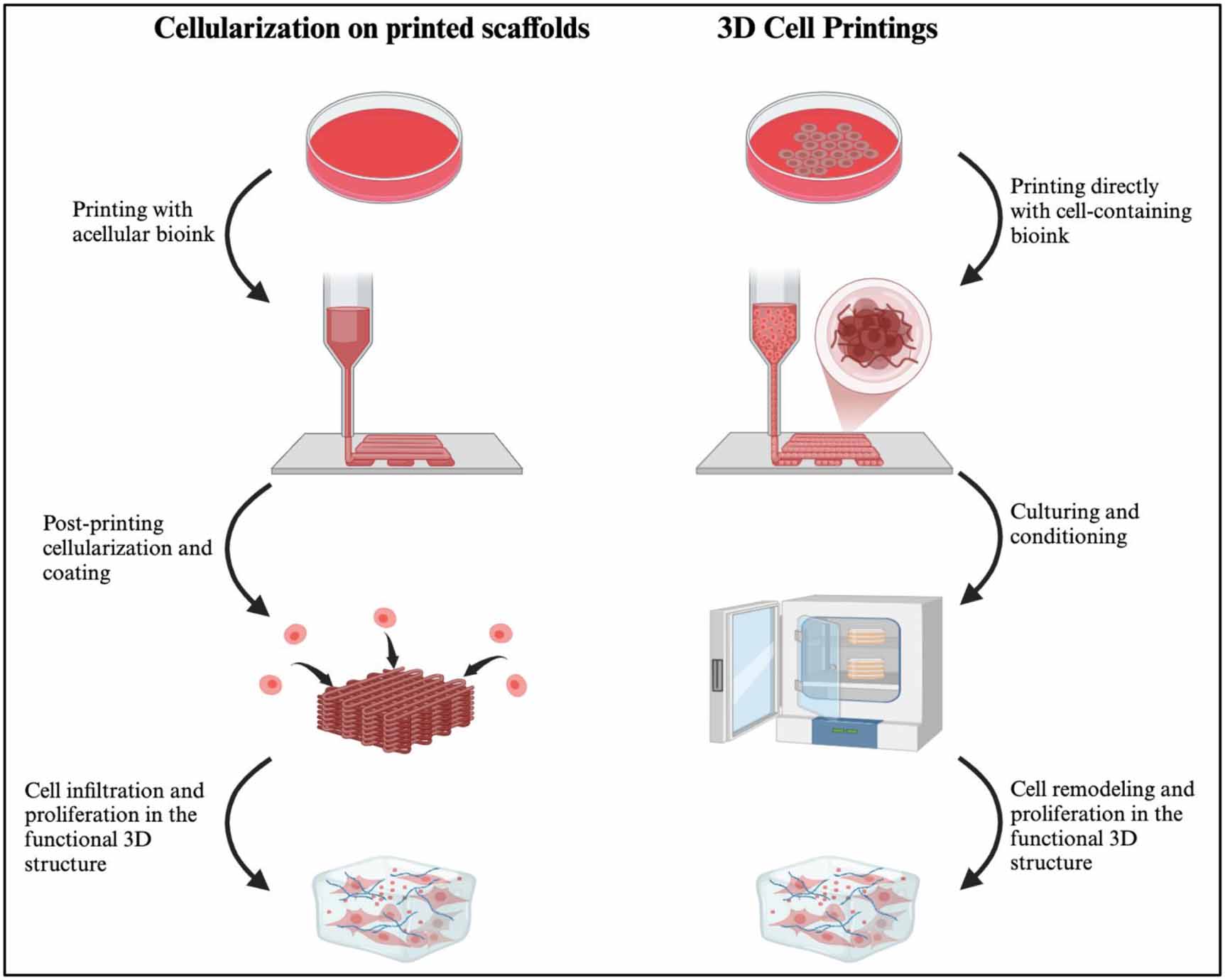 3D bioprinting of cell-laden constructs: technologies, bioink
