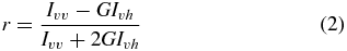 Equation (2)