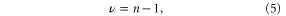 Equation (5)