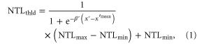Equation (1)