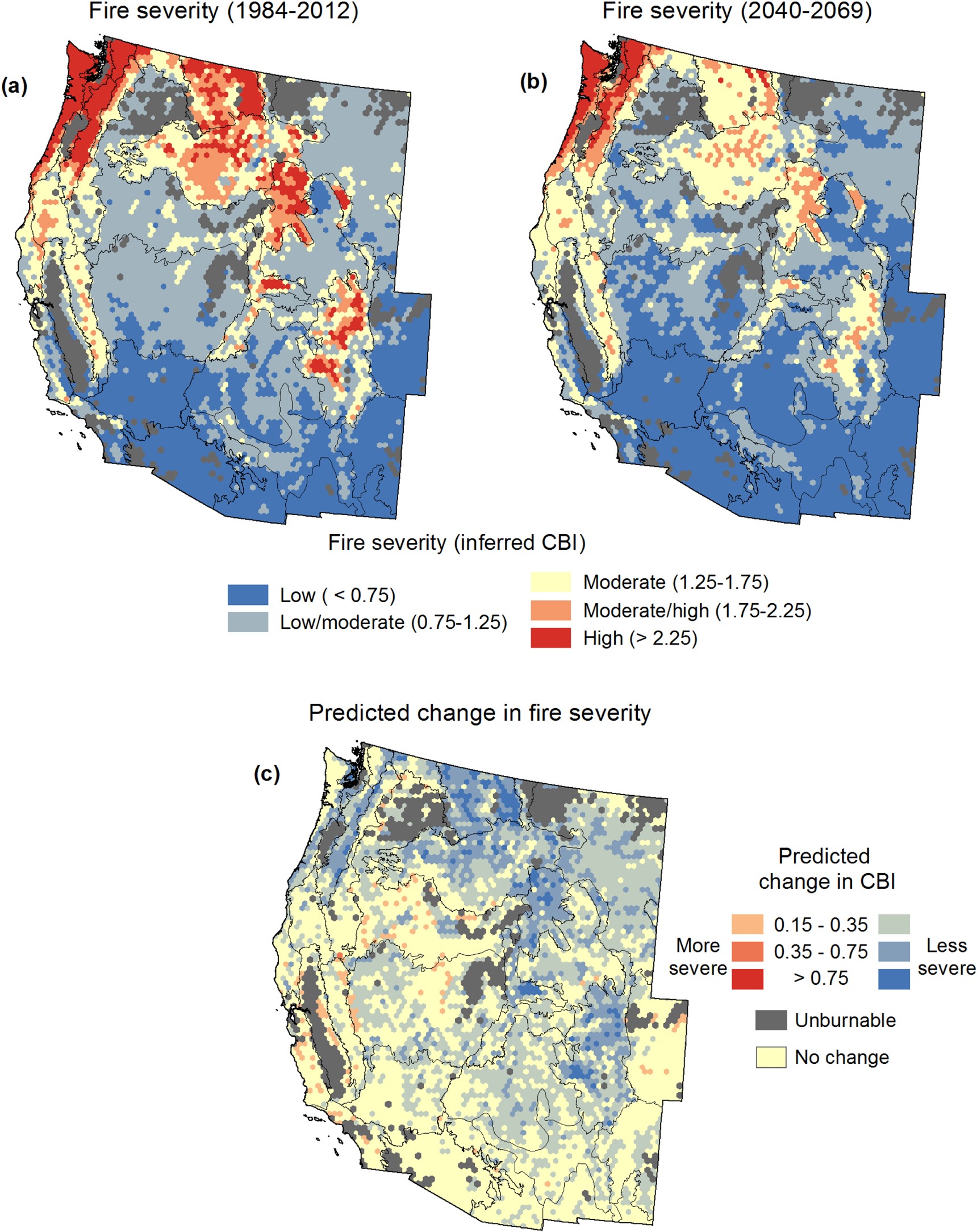 How will climate change affect wildland fire severity in the western US ...