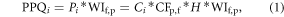 Equation (1)