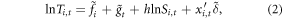 Equation (2)
