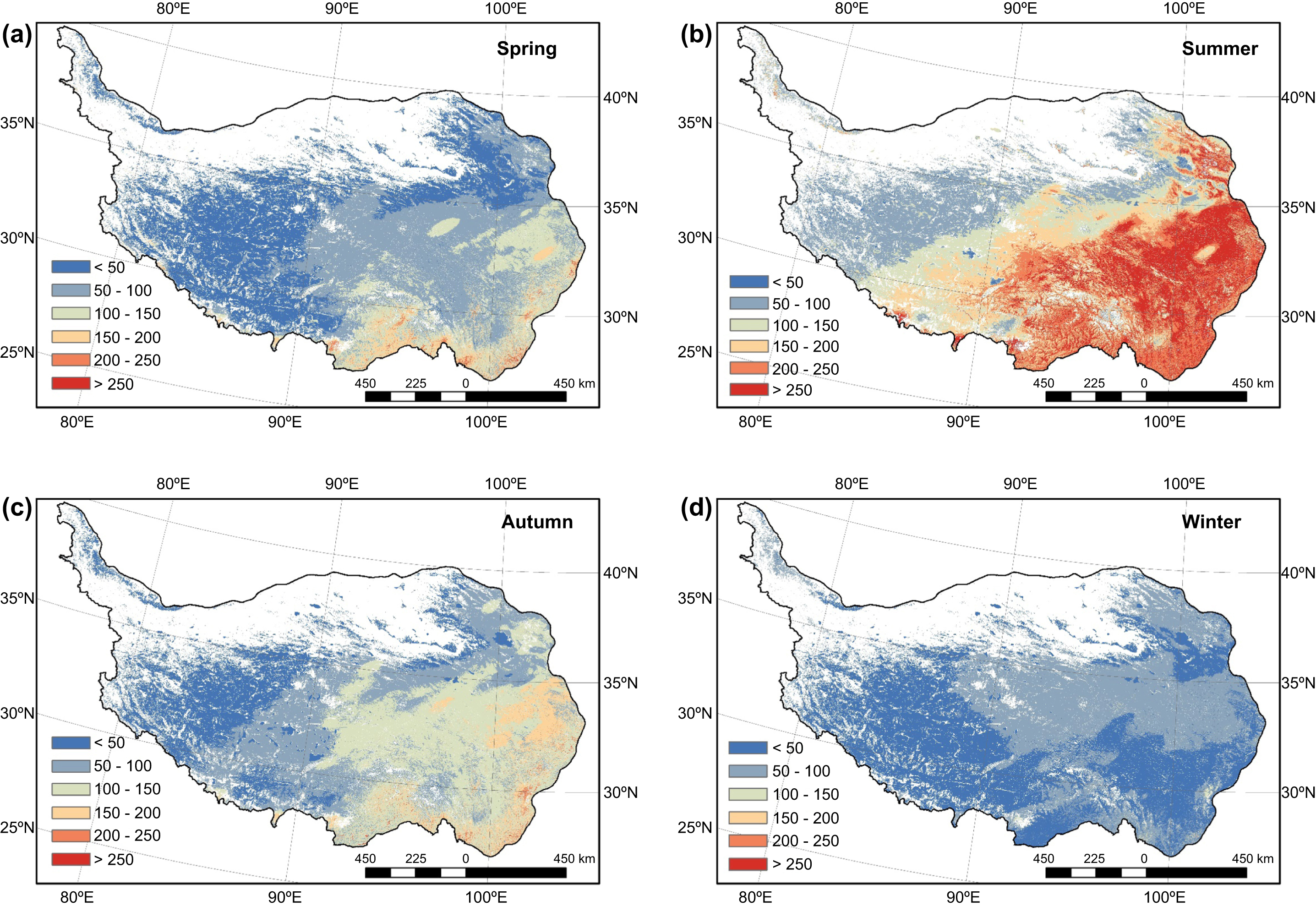 Spatio-temporal dynamics of evapotranspiration on the Tibetan Plateau ...