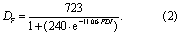 Equation (2)