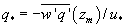 $q_* = - \overline {w^{\prime}q^{\prime}} \left( {z_m } \right)/u_*$