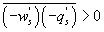 $\overline {\left( { - w_s^\prime } \right)\left( { - q_s^\prime } \right)} > 0$
