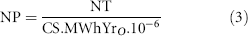 Equation (3)