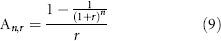 Equation (9)