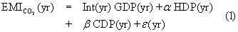 Equation (1)