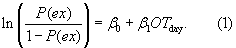 Equation (1)