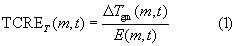 Equation (1)