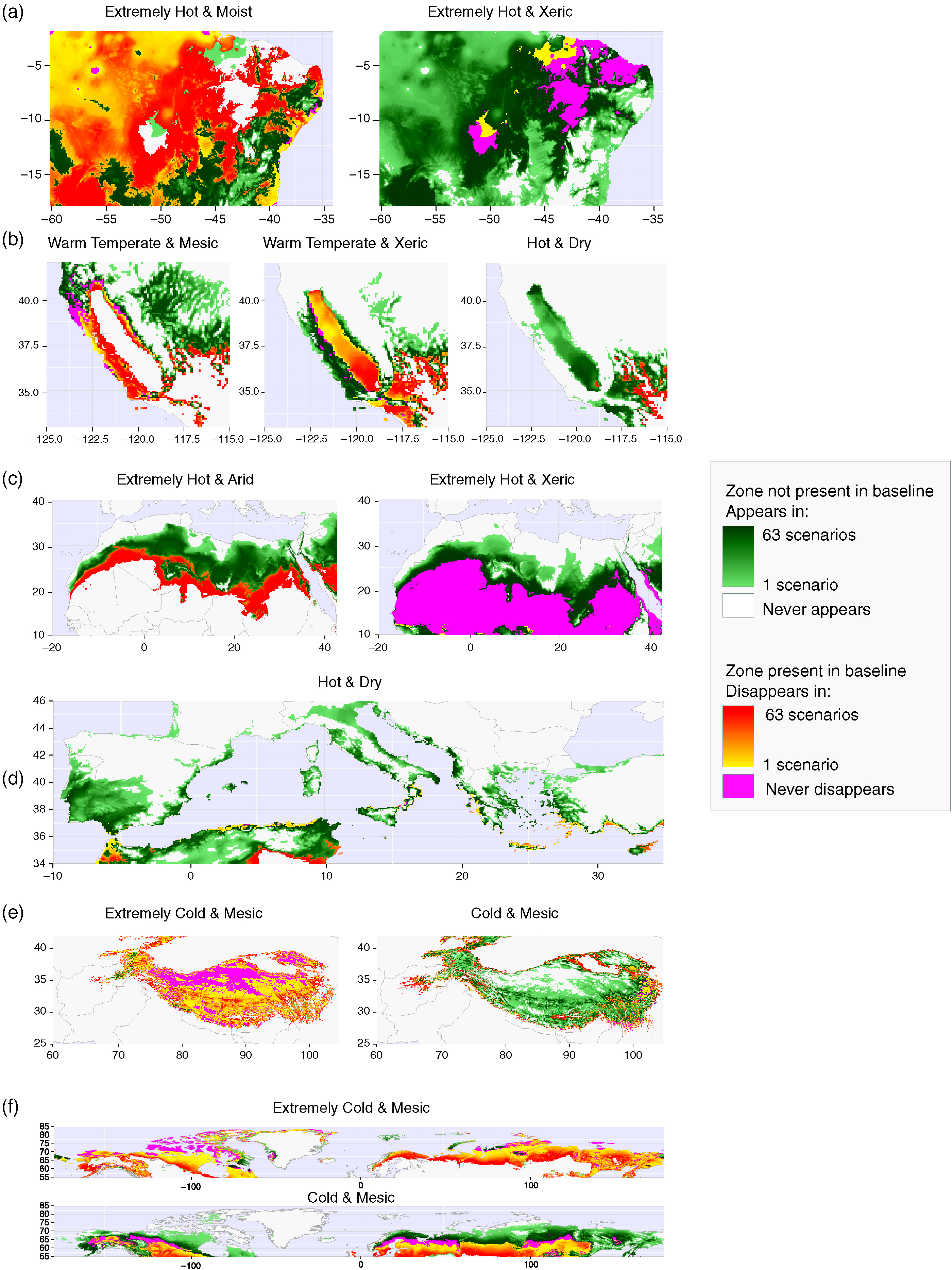 Understanding global climate change scenarios through bioclimate ...