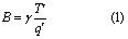 Equation (1)