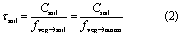 Equation (2)