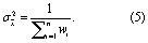 Equation (5)