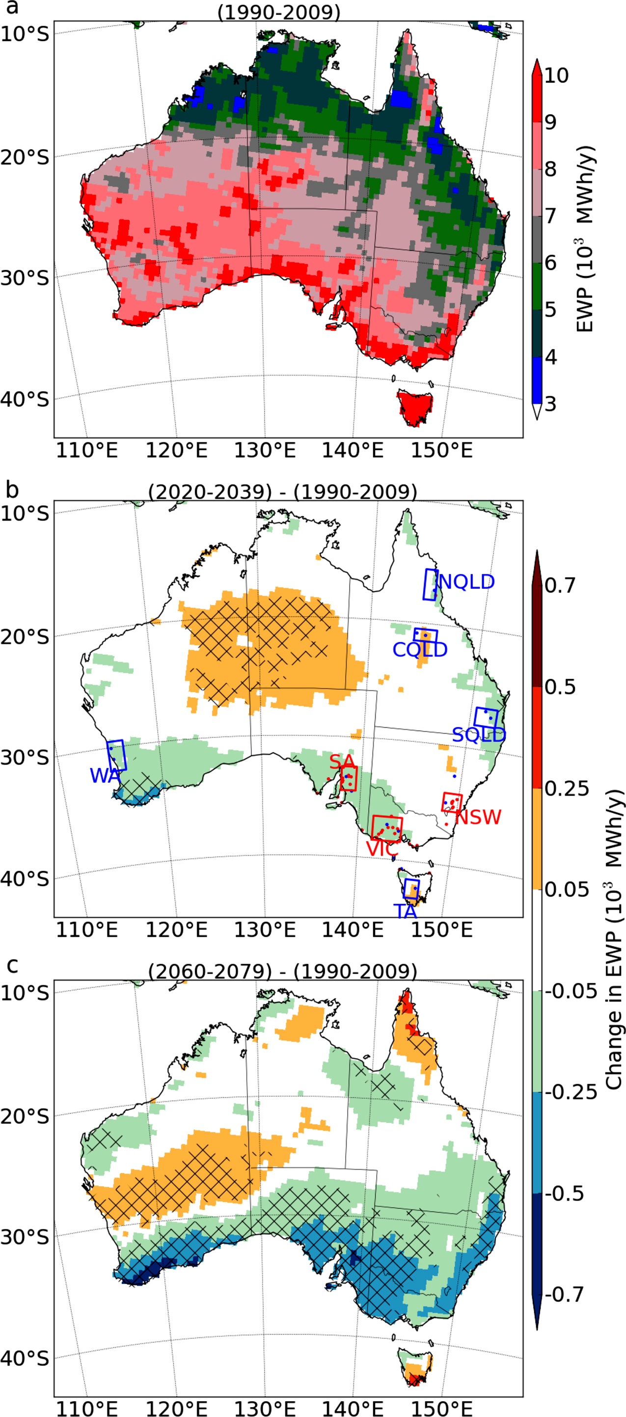The resilience of Australian wind energy to climate change - IOPscience