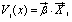 $V_j (x) = \overrightarrow \beta \cdot {\overrightarrow X}_j$