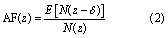Equation (2)