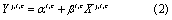 Equation (2)