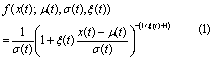 Equation (1)