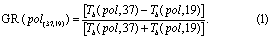 Equation (1)