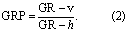 Equation (2)