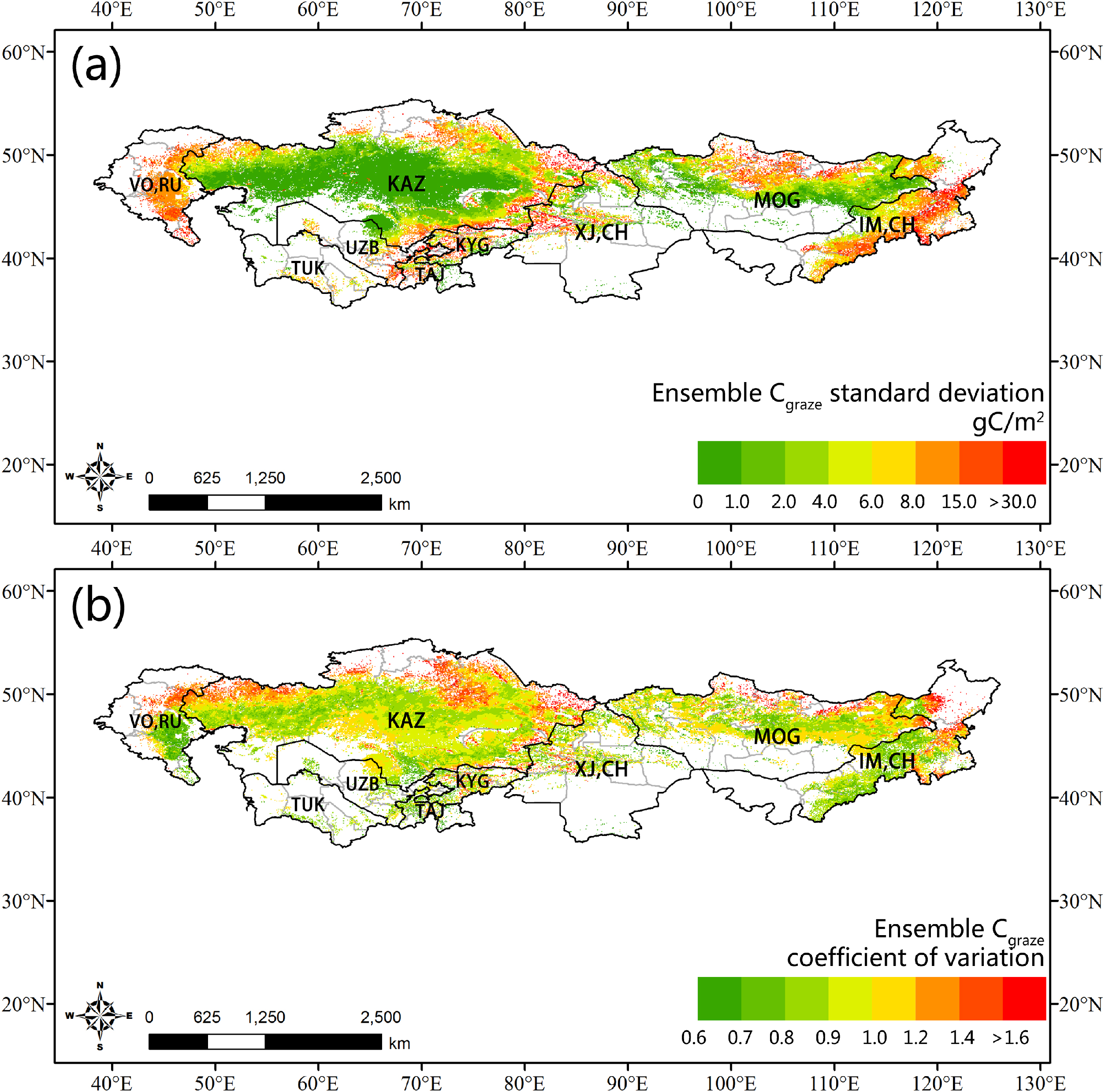Great uncertainties in modeling grazing impact on carbon sequestration ...
