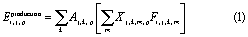 Equation (1)