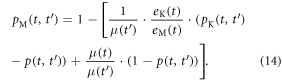 Equation (14)