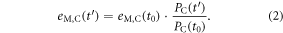 Equation (2)