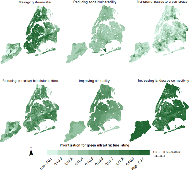 A green infrastructure spatial planning model for evaluating ecosystem ...