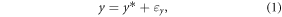 Equation (1)