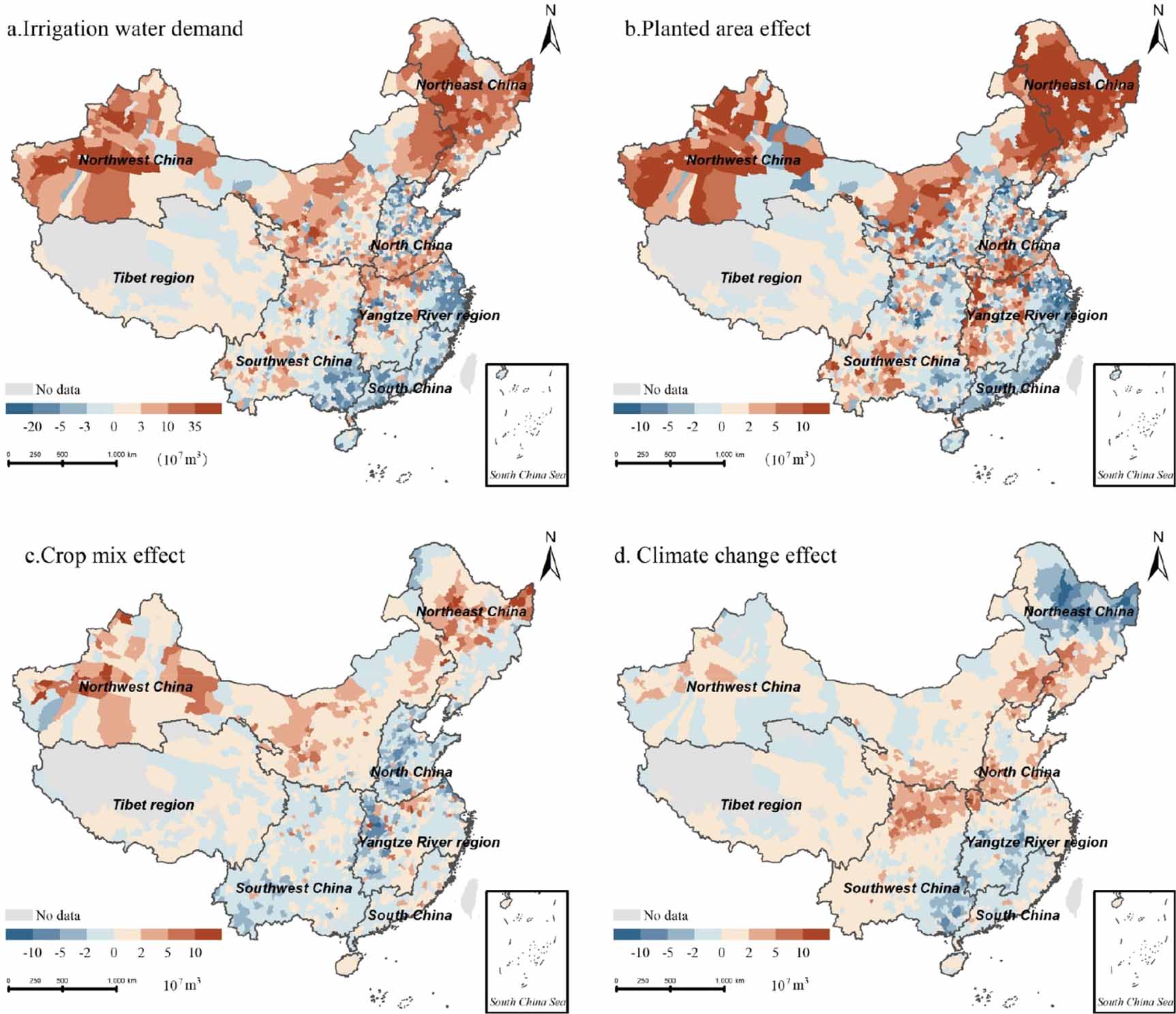 Climate change and shifts in cropping systems together exacerbate China ...