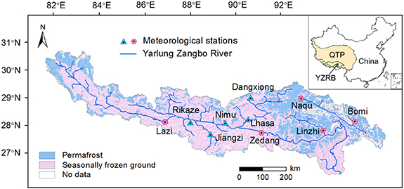 Dynamics of seasonally frozen ground in the Yarlung Zangbo River Basin ...