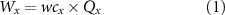 Equation (1)
