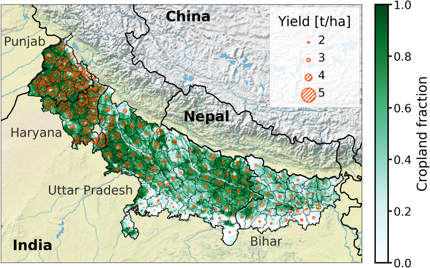 Estimating and understanding crop yields with explainable deep learning ...