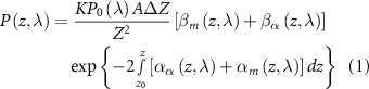 Equation (1)